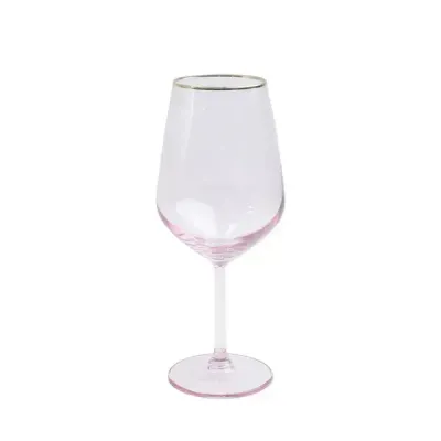 Rainbow Wine Glass - Pink