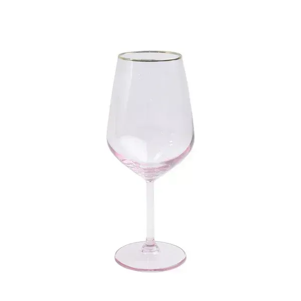 Rainbow Wine Glass - Pink