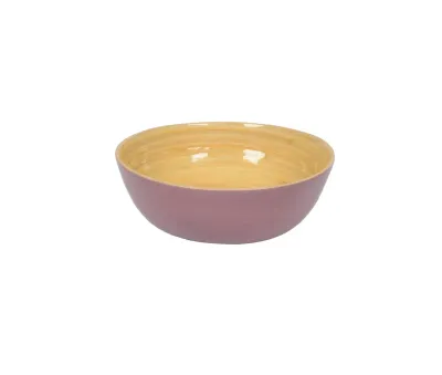 Bamboo Salad Bowl - Mauve