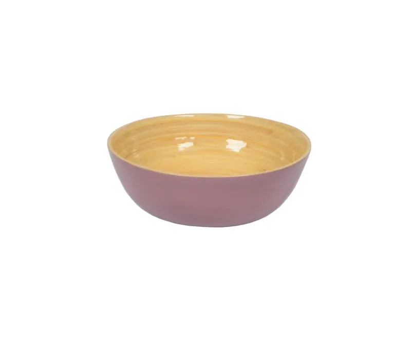 Bamboo Salad Bowl - Mauve