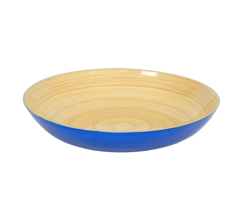 Bamboo Fruit Bowl - Blue
