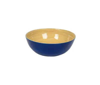 Bamboo Salad Bowl - Blue