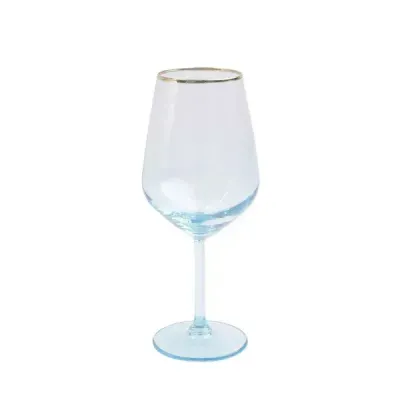 Rainbow Wine Glass - Blue