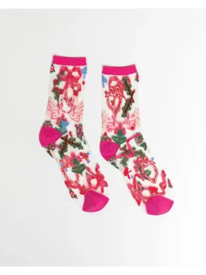 Balletcore Sheer Crew Sock