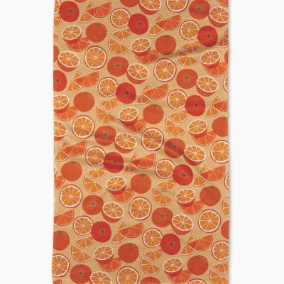 Only Oranges Tea Towel