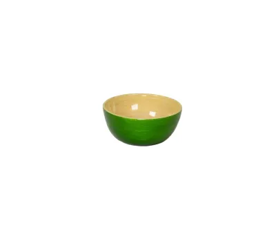 Mini Bamboo Bowl Grass Green