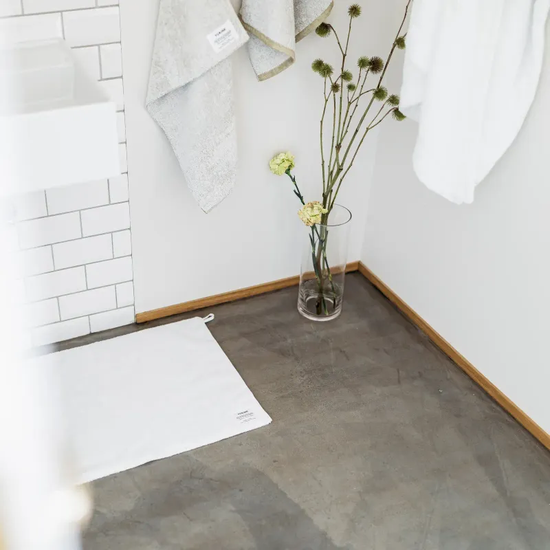 Cotton Bath Mat - White