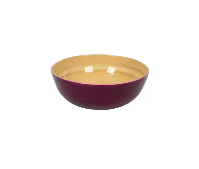 Bamboo Salad Bowl - Blackberry