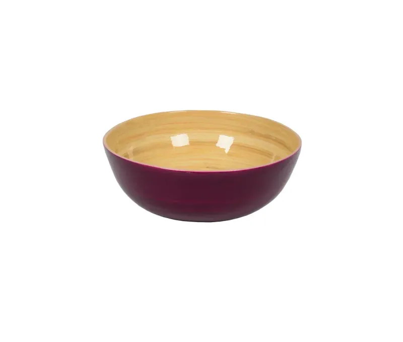Bamboo Salad Bowl - Blackberry