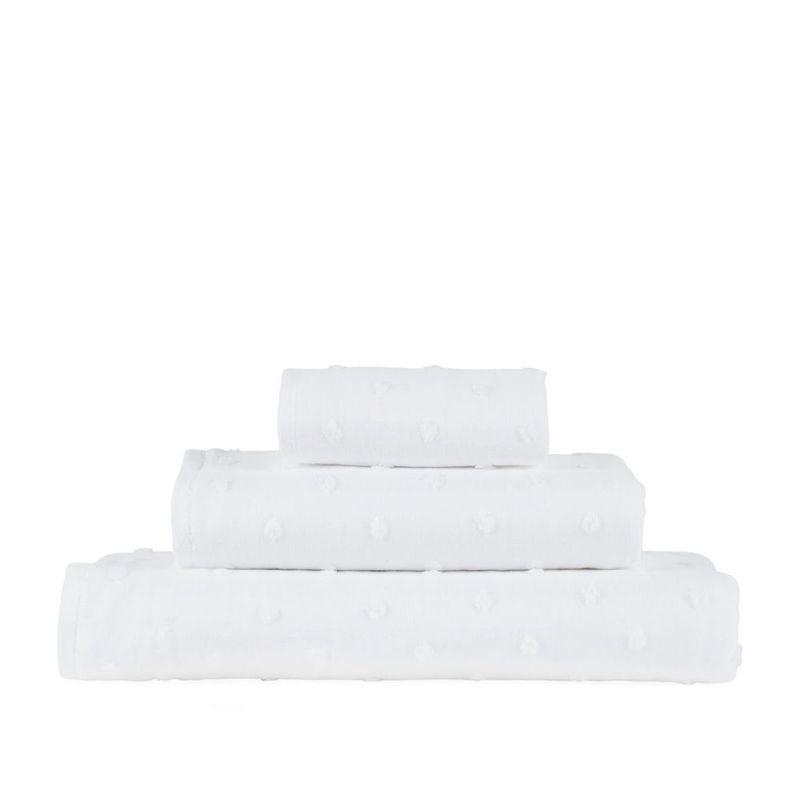 Uchino Gauze Dot Hand Towel - White