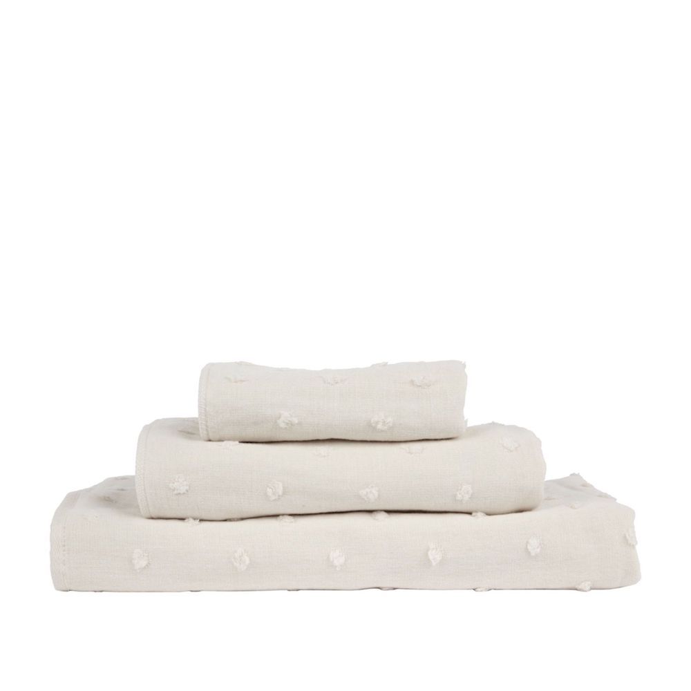 Uchino Gauze Dot Wash Cloth - Beige