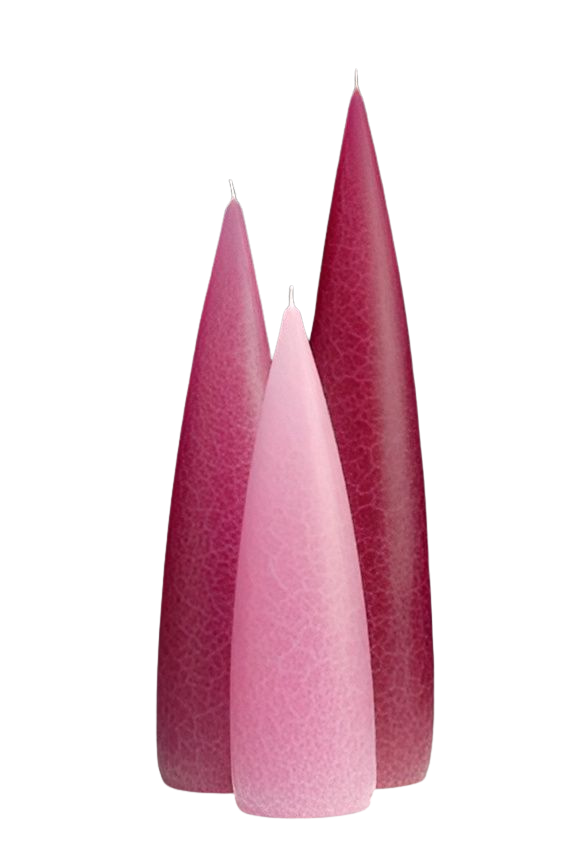 Fuchsia Barrick Candles: Tall 14" (Light)