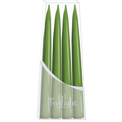 10" Danish Taper Candles - Medium Green