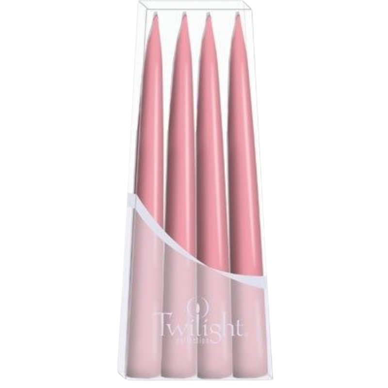 10" Danish Taper Candles - Pastel Rosa