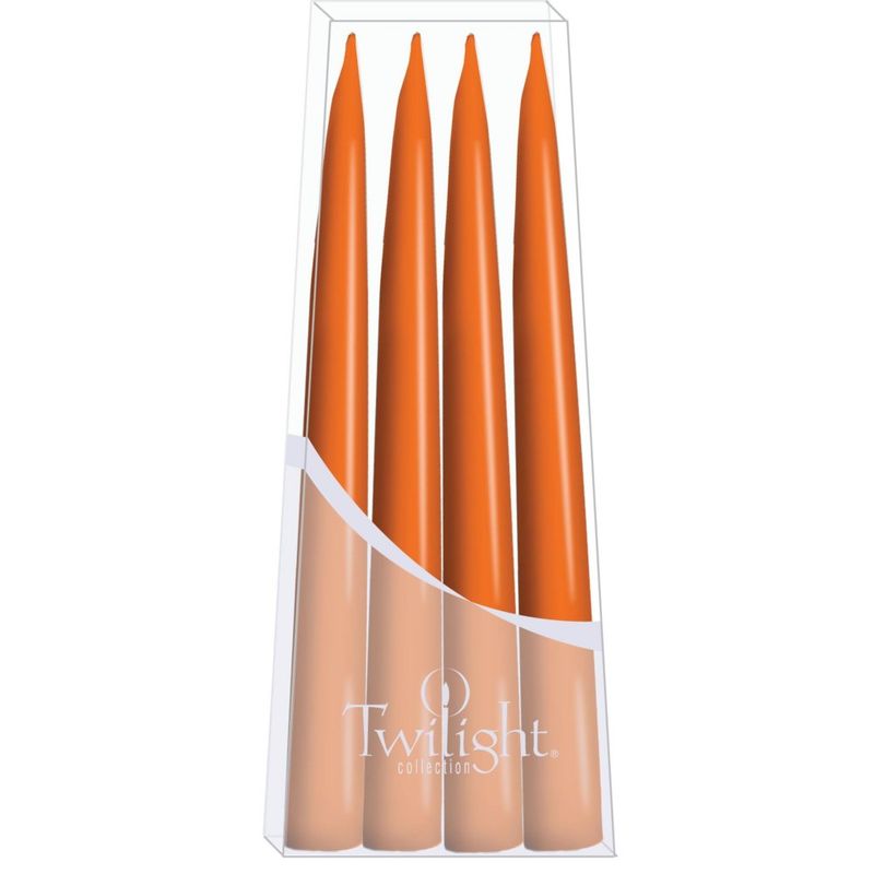 10" Danish Taper Candles - Orange