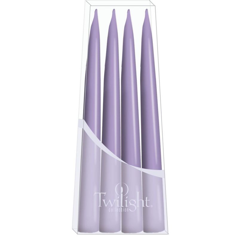 10" Danish Taper Candles - Pastel Purple