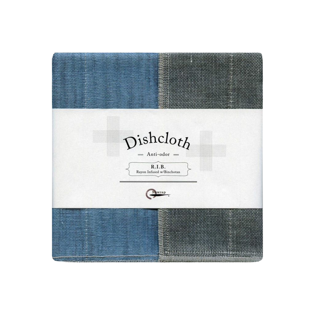 Nawrap Dishcloth Aqua w/ Binchotan Charcoal