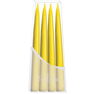 10" Danish Taper Candles - Lemon