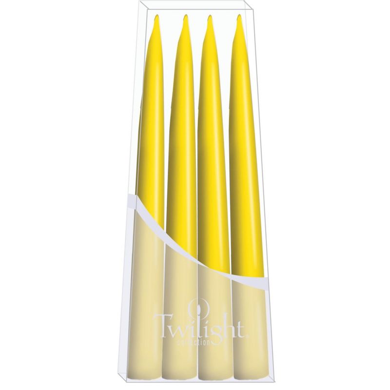 10" Danish Taper Candles - Lemon