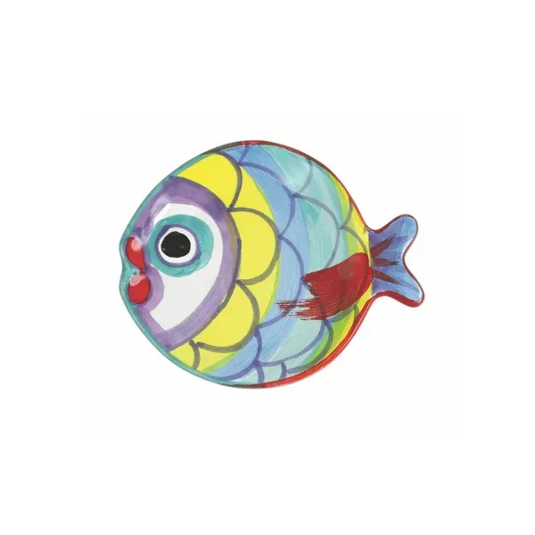 Figural Fish Canape Plate