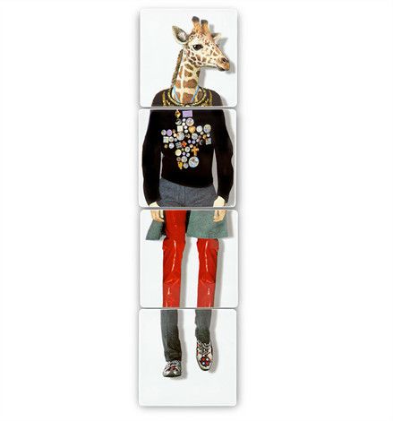 Love Who You Want Coasters Giraffe