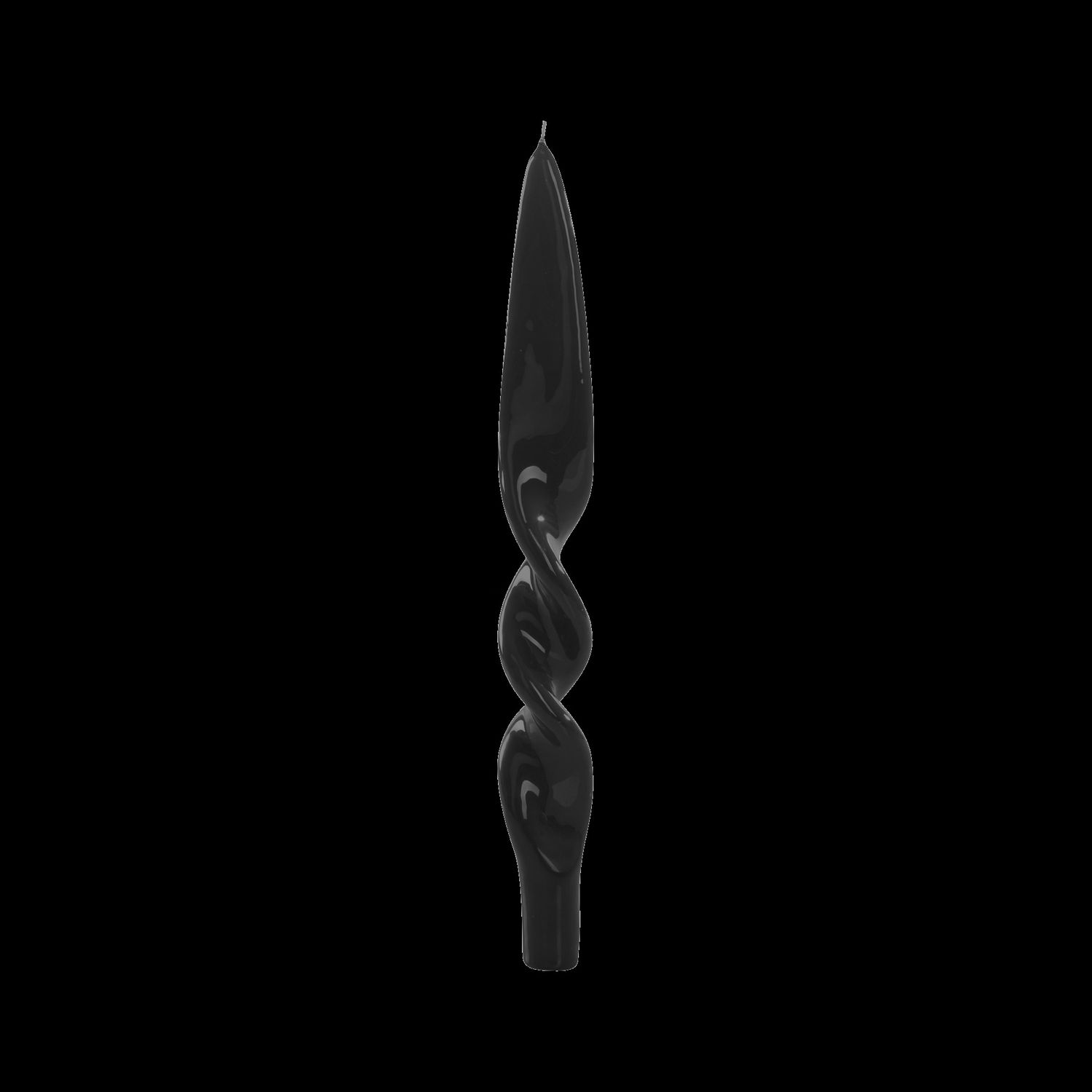 Italian Lacquered Candles Black