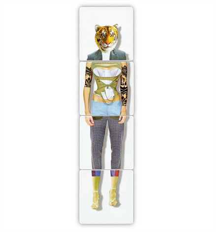 Love Who You Want Coasters Tiger