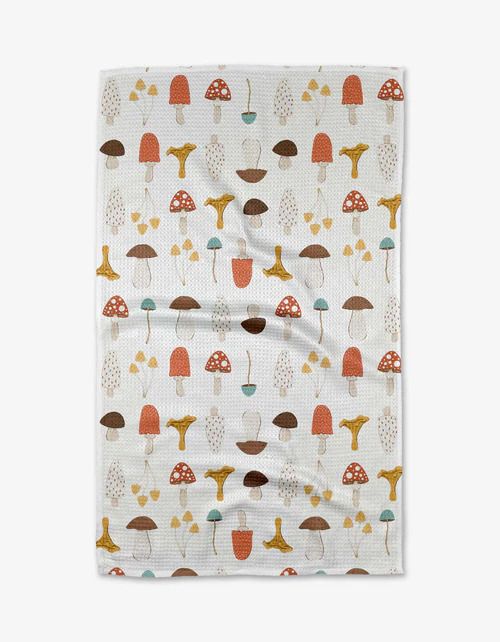 Foraging Geometry Tea Towel