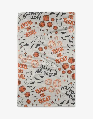 Trick or Treat Geometry Tea Towel