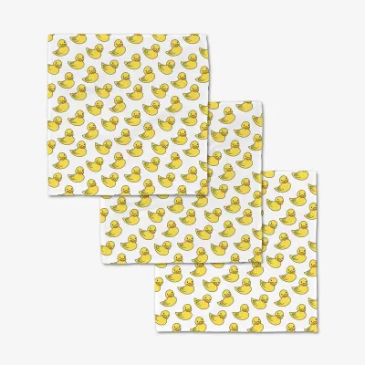 Duckies Luxe Washcloth Set