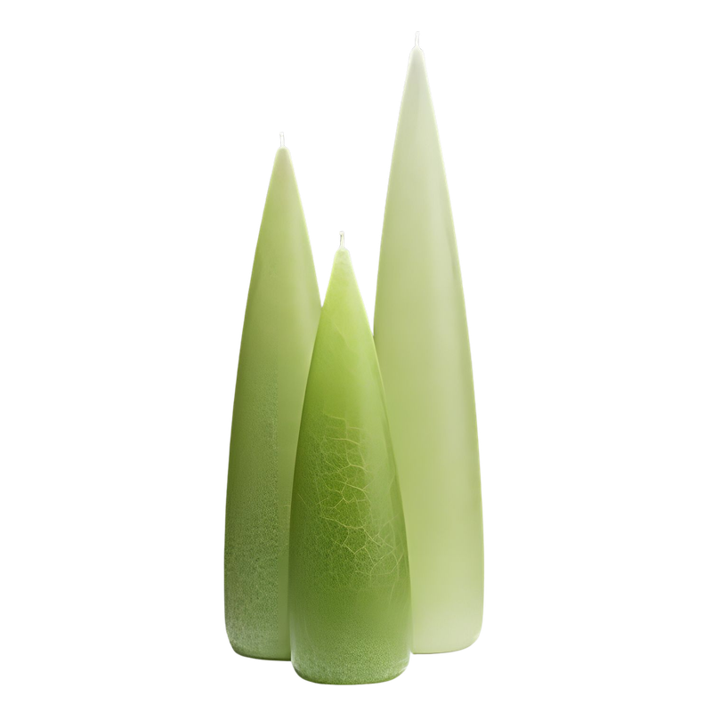Kiwi Barrick Candles: Tall 12" (Dark)