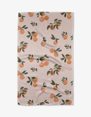 Pretty in Peach Tea Towel