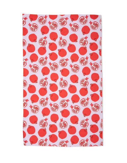 Sweet Pomegranate Geometry Tea Towel
