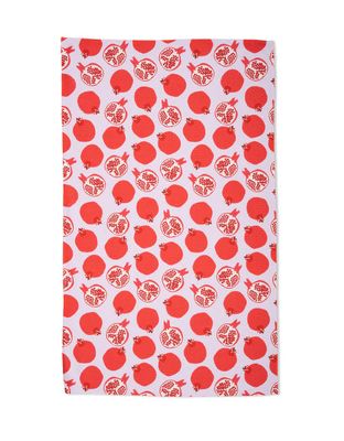 Sweet Pomegranate Geometry Tea Towel