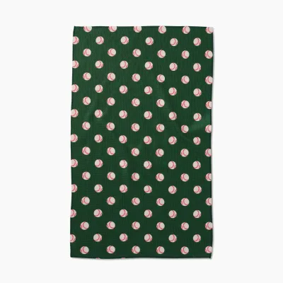 Play Ball Geometry Tea Towel