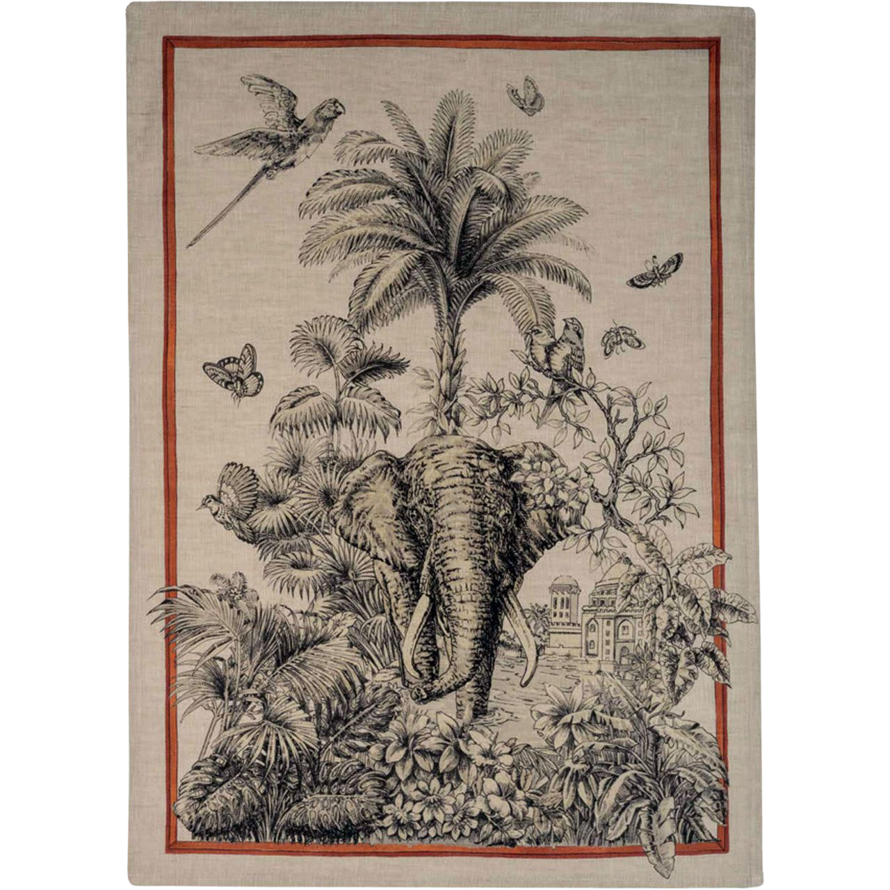 Tantra Elefante Kitchen Towel 50 x 70 cm - Naturale