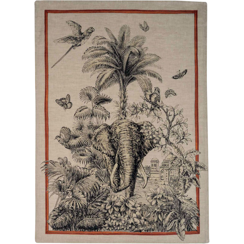 Tantra Elefante Kitchen Towel 50 x 70 cm - Naturale