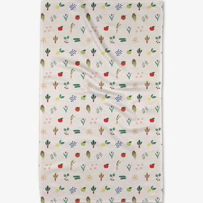 Fresh Produce Geometry Tea Towel