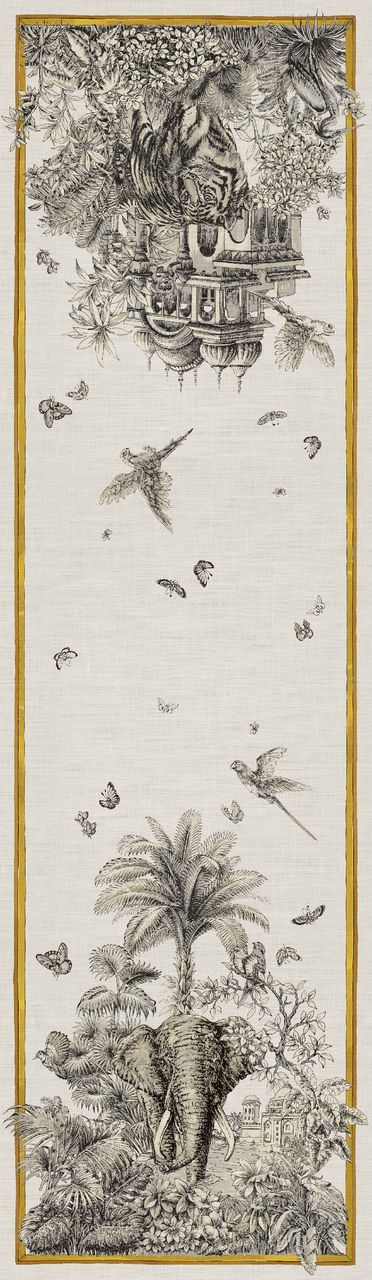 Tantra Runner Tablecloth 45 x 170 cm - Naturale