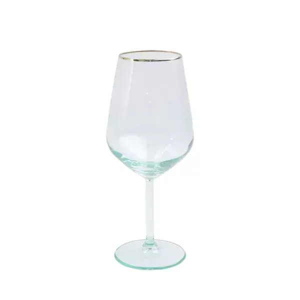 Rainbow Wine Glass - Green