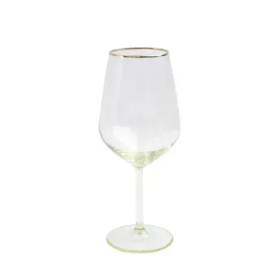 Rainbow Wine Glass - Yellow