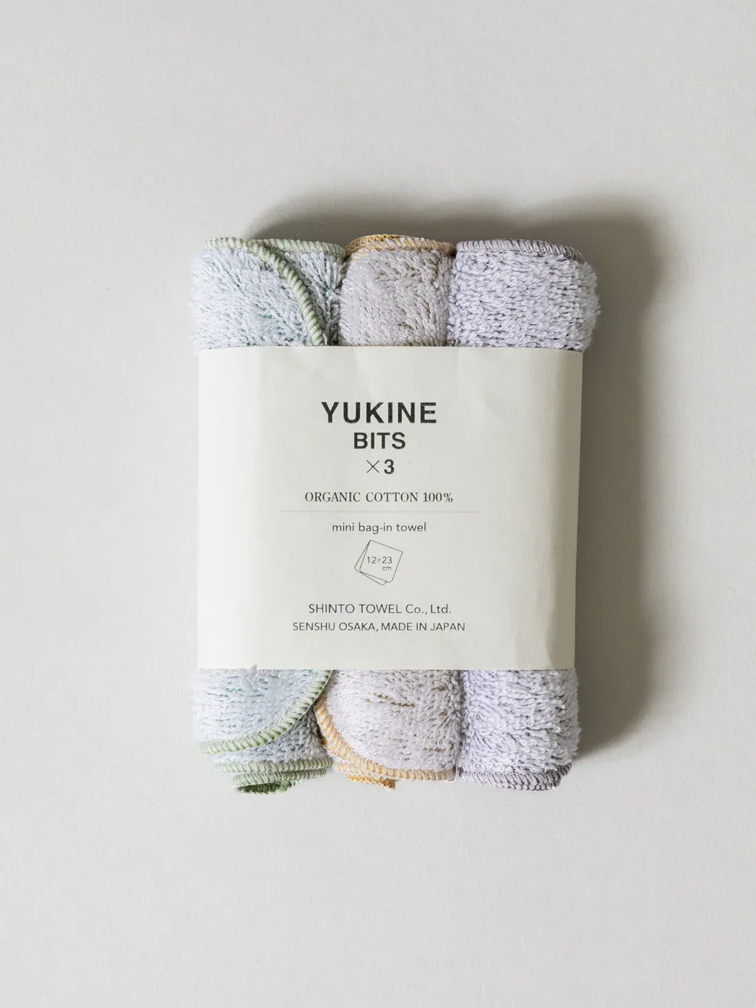 Mini Towel Set - Purple, Yellow, Green