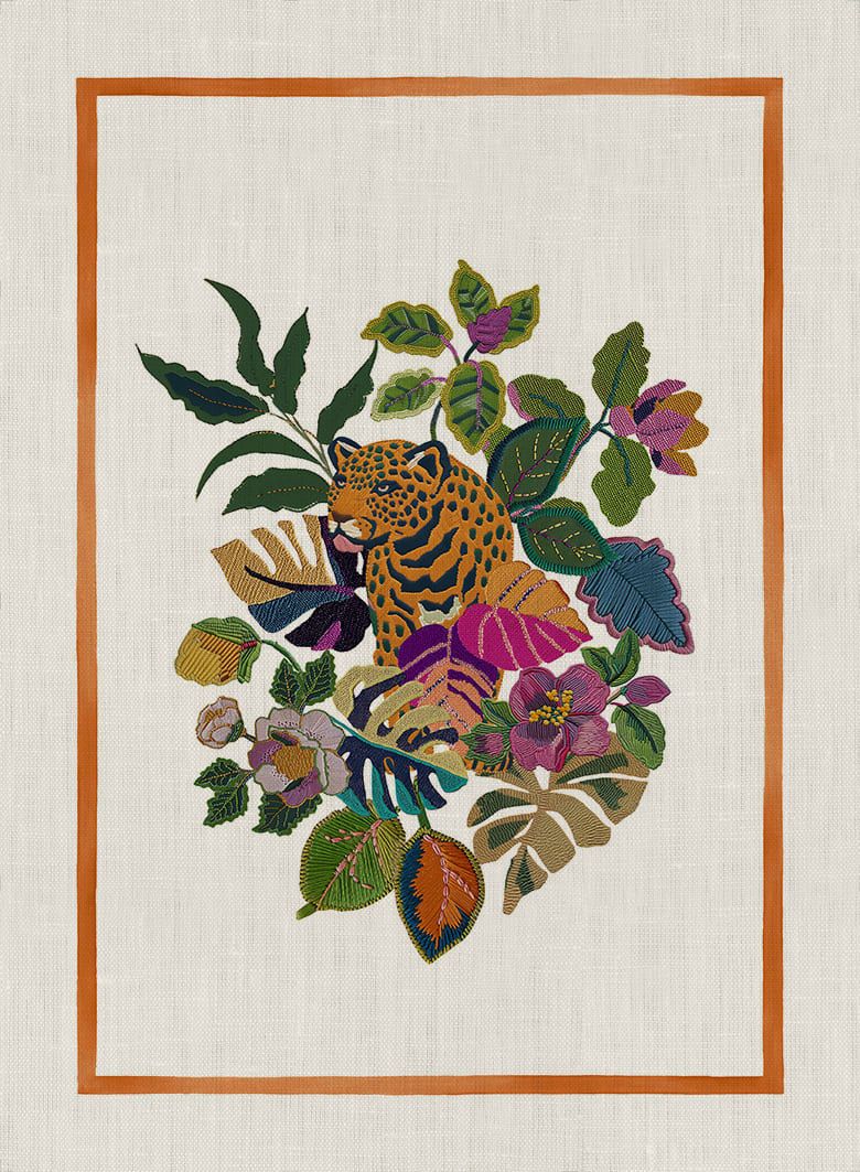 Leoleaf Kitchen Towel 50 x 70cm - Orange
