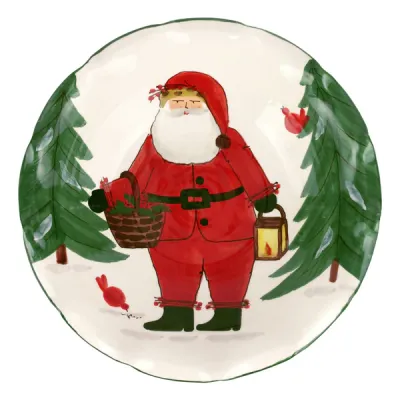 Old St. Nick Pedestal Fruit Bowl