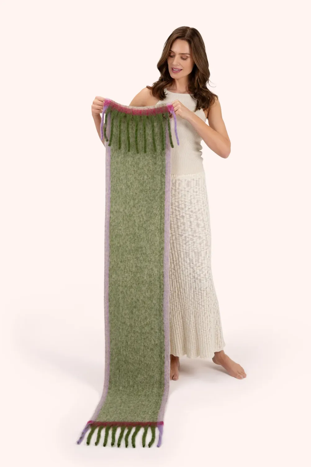 Aria Cosy Scarf - Sage