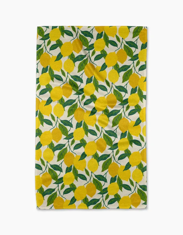 Fresh Start Geometry Tea Towel