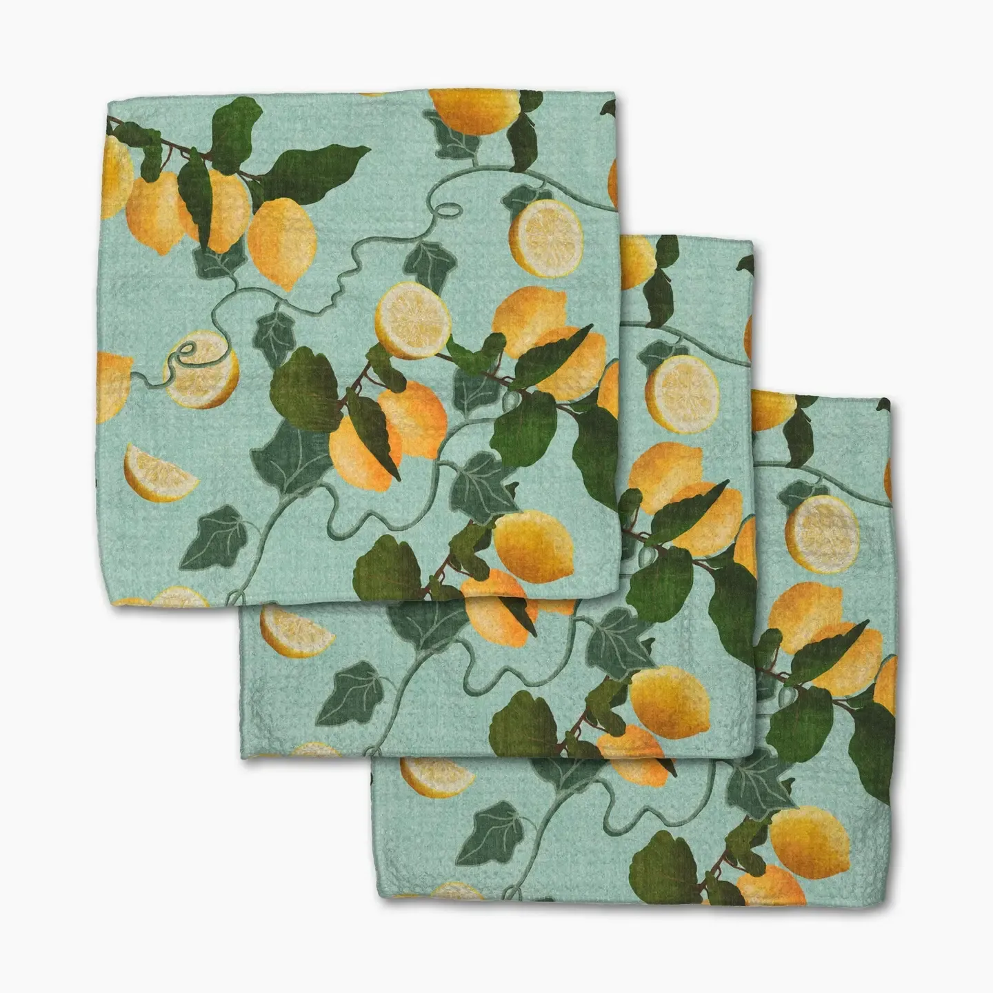 Amalfi Lemon Dishcloth Set