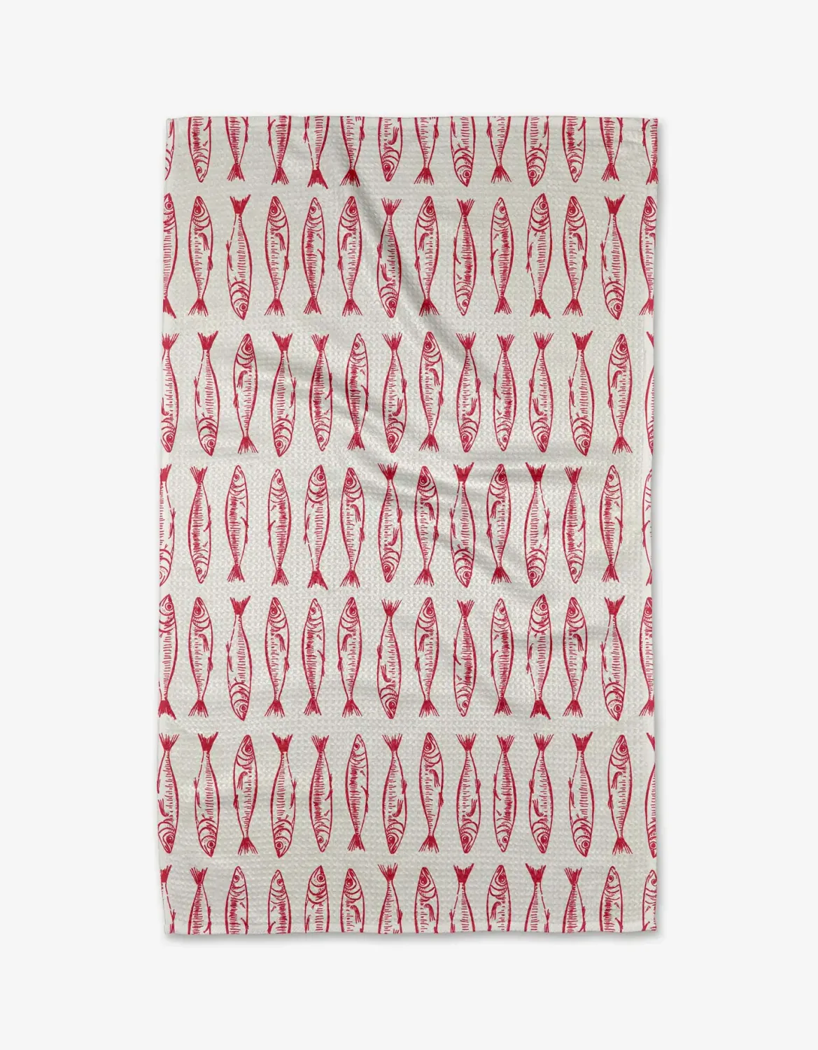 Sardine Stripes Geometry Tea Towel
