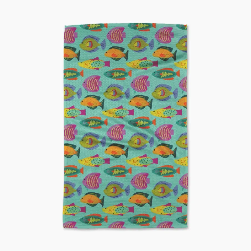 Schooling Geometry Tea Towel