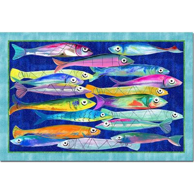 Poisson Bleu Rug 52 x 80cm